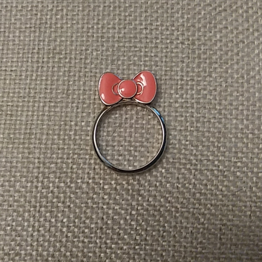 Orange Bow Ring